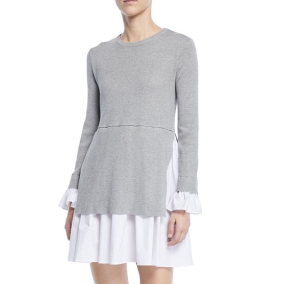 english factory sweater combo dress